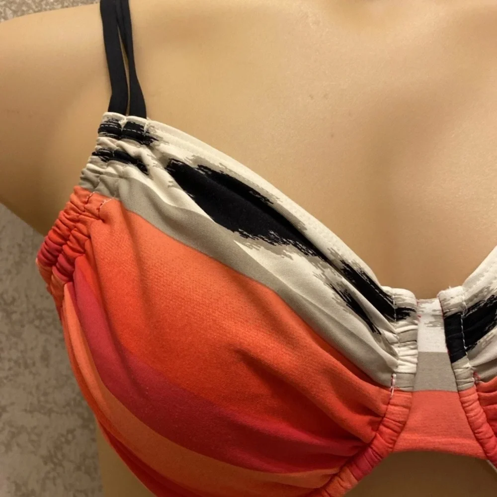 Coco Reef Coral and Black Bikini